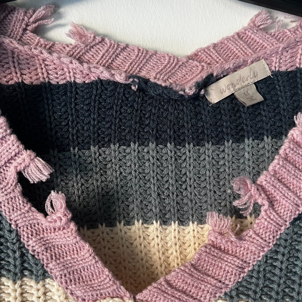 Distressed Sweater - Picture 2 of 3